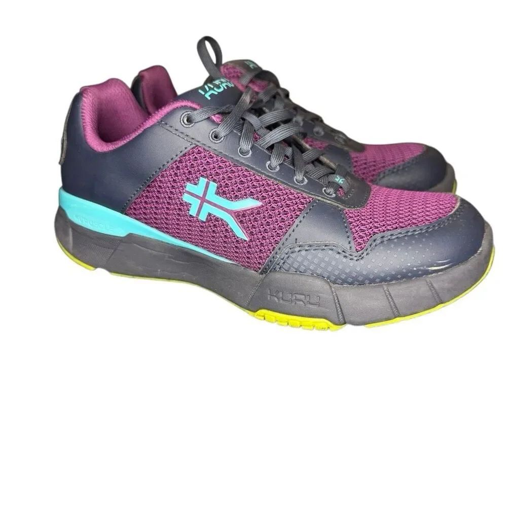 Kuru Quantum 2 Womens Size 9 Purple Blue Athletic Running Walking Shoes Sneakers
